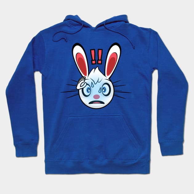 Shocked Rabbit Robert Hoodie by MOULE